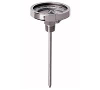 Tel-Tru 341006AN Model Gt300R Resettable Bi-Metal Process Grade Thermometer, Stainless Steel, 3" Dial, 1/2" Npt Back Connection, 0.250" Diameter x 6" Long 304Ss Stem, -40/120 Degrees Fahrenheit and -40/50 Degrees Celsius, +/- 1% Full Span Accuracy
