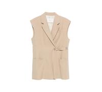 Tela Charlie button sleeveless waistcoat - Neutrals 42-44