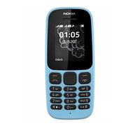 TELÃ‰FONO NOKIA 105 BLUE - 1.45"/3.68CM - RED 2G - CONVERSACIÃ“N 12.5H - RADIO FM - DUAL SIM - BATERÃA 800MAH