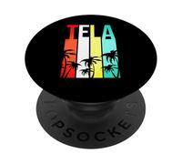 Tela Honduras Centro America 504 Copan Latino Catracho Retro PopSockets Adhesive PopGrip