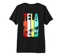 Tela Honduras Centro America 504 Copan Latino Catracho Retro Premium T-Shirt