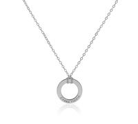 Tela Jewelry Glory to Ukraine Genuine 925 Sterling Silver Engraved Gold Plated Dainty Minimalist Statement Pendant, 16 inches, Sterling Silver, No Gemstone