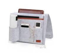 Telaero Bedside Caddy, Bedside Storage Caddy Sofa Armrest Organizer, 5