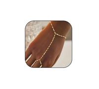 TELAIN Gold Bracelet Ladies Elegant Hand Chain With Tarnish-Resistant Materials, Versatile Gold Jewellery For Any Occasion, Ideal As A Gift For Women