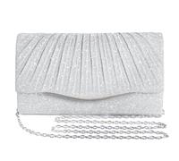 TELAIN Sparkling Clutch Handbag for Women, Elegant Evening Bag for Weddings, Cocktails, Parties & Festive Occasions, With Detachable Shoulder Chain, Versatile as Clutch