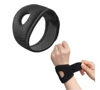 TELAIN Wrist Support Bandage black Ulnar Support Wrist Strap with shock-absorbing silicone pad Wrist, protective strap for TFCC tear, ulnar side pain, recurring overuse