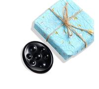 TelaPingere Crystal Stress & Anxiety Relief Meditation Stone, Chakra Palm Worry Stone, Sleep Gifts, Unbranded Gift Box, for Yoga, Office, Bedtime, Unisex Adults & Beginners (Obsidian)