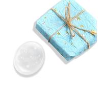 TelaPingere Crystal Stress & Anxiety Relief Meditation Stone, Chakra Palm Worry Stone, Sleep Gifts, Unbranded Gift Box, for Yoga, Office, Bedtime, Unisex Adults & Beginners (White Crysta)