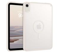 Telaso for iPad mini 7 A17 Pro 2024/iPad Mini 6 2021 8.3 Inch iPad mini 7th/6th Gen Magnetic Case, Translucent Matte Back Soft TPU Bumper Protective Case for iPad mini 7/Mini 6, Stone (Starlight)