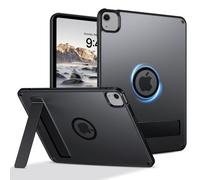 Telaso Magnetic Case for iPad Air 13 Inch Case M3 2025/M2 2024 with Invisible Portrait/Landscape Stand,Translucent Matte Back Soft TPU Bumper Shockproof Protective iPad Air 13 inch M3/M2 Cover, Black