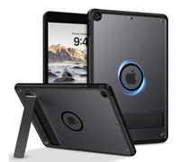 Telaso Magnetic for iPad 9th/8th/7th Generation Case, iPad 10.2 inch 2021/2020/2019 Case with Invisible Portrait/Landscape Stand Translucent Matte Back Soft TPU Bumper Protective Cover, Black