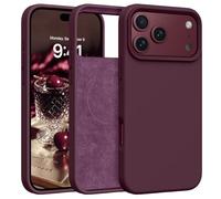 Telaso Magnetic for iPhone 18 Pro Max/17 Pro Max Case, Silicone, Burgundy | Compatible with MagSafe, Microfiber Lining, Soft Touch Feel, Easy to Clean, Liquid Silicone Phone Case for Men Women