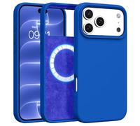 Telaso Magnetic for iPhone 18 Pro Max/17 Pro Max Case, Silicone, Klein Blue | Compatible with MagSafe, Microfiber Lining, Soft Touch Feel, Easy to Clean, Liquid Silicone Phone Case for Men Women