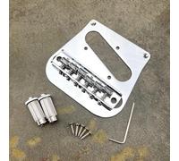 Tele Bridge Plate & 6-Saddle Bridge for Bigsby B5 and B50 - Chrome - BSS1/TBP1