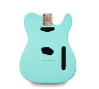 Tele Guitar Body Nitro, Poly, Unfinished Alder Ash Guitar Anatomy® Telecaster (2-Piece Alder - Daphne Blue - Nitro Satin)