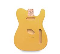 Tele Guitar Body Nitro, Poly, Unfinished Alder Ash Guitar Anatomy® Telecaster (2-Piece Alder - Firemist Gold - Poly Gloss)
