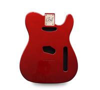 Tele Guitar Body Nitro, Poly, Unfinished Alder Ash Guitar Anatomy® Telecaster (2-Piece Alder - Metallic Red - Poly Gloss)