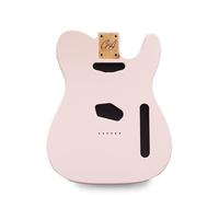 Tele Guitar Body Nitro, Poly, Unfinished Alder Ash Guitar Anatomy® Telecaster (2-Piece Alder - Shell Pink - Nitro Satin)