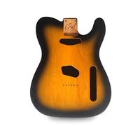 Tele Guitar Body Nitro, Poly, Unfinished Alder Ash Guitar Anatomy® Telecaster (2-Piece Alder - Tobacco Burst - Nitro Satin)