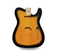 Tele Guitar Body Nitro, Poly, Unfinished Alder Ash Guitar Anatomy® Telecaster (2-Piece Alder - Tobacco Burst - Poly Gloss)