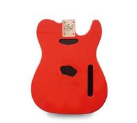 Tele Guitar Body Nitro, Poly, Unfinished Alder Ash Guitar Anatomy® Telecaster (2-Piece Alder - Torino Red - Poly Gloss)