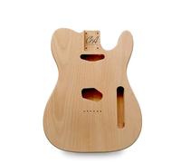 Tele Guitar Body Nitro, Poly, Unfinished Alder Ash Guitar Anatomy® Telecaster (2-Piece Mahogany - Unfinished)