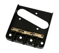 Telecaster Compatible Vintage Bridge Ash-Tray Style BT005 - Black