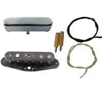 Telecaster neck pickup building kit (constructed frame) - aged version Black Nickel silver Alnico 5