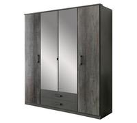 Teleford 4 Door 2 Drawer Wardrobe