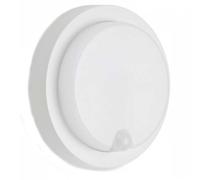 Telefunken LED Outdoor Wall Light White IP44 12W 1250lm Neutral 4000K Sensor