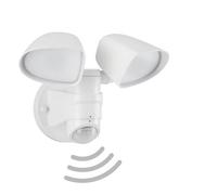 Telefunken White Dual Head Led Outdoor Wall Light Motion Sensor