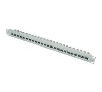 Telegärtner Network patch panel 24 ports 1U CAT6A Grey-white