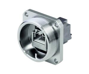Telegärtner 100007381 TOC flange set IP68 RJ45 Sleeve metal