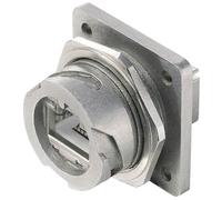 Telegärtner 100007415 STX RJ45 Flange Set 8P8C Metal Mount 1pc