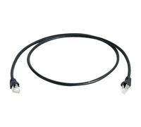 Telegärtner 100008467 RJ45 patch cable CAT 6A 3m black flame-retar...