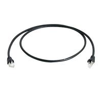 Telegärtner Telegaertner L00003A0060 RJ45 Network Cable, Patch Cable CAT 6a S/FTP 5.00 m Black Flame Retardant, with