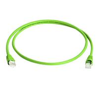 Telegärtner 100009118 RJ45 patch cable CAT6A S/FTP 15m green flame...