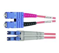 Telegärtner 100012136 Fibreglass FO Cable Orange 1m SC-LC 50/125µ OM2