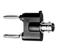 Telegärtner 100023664 Test Lead Adapter BNC plug 4mm Socket black