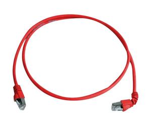 Telegärtner Cat7 MP8 FS 600 LSZH 5m 1 x 90 Degree 5m Red Network Cable - Network Cable (5m Red)