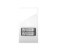 Telegärtner DoorLine Pro exclusive color - door intercom systems (White, 130 x 25 x 240 mm, 4.3 TFT)