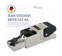 Telegärtner J00026A2001 RJ45 Connector MFP8 T568B Cat.6a (Deep), Metal