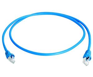 TELEGÄRTNER L00001A0288 Mini Patch Cable Category 6A (IEC) S/FTP 1.5 m Blue
