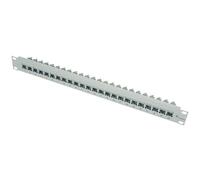 Telegärtner Network patch panel 24 ports 1U CAT6A Grey-white