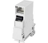 Telegärtner STX Tragschienen connector with A RJ45 connection