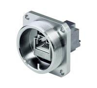 Telegärtner TOC flange set IP68 RJ45 Sleeve metal 100007381