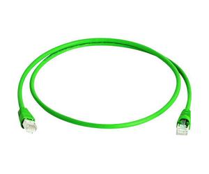 Telegartner 100008029 RJ45 Patch Cable Cat 6A S/FTP 0.25m Green LSZH