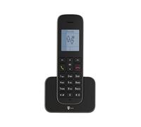 Telekom Sinus 207 Analog telephone Black - Telekom Sinus 207, Analog telephone, German, Wireless handset, 150 entries, Black