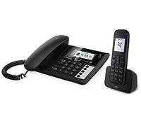 Telekom Sinus PA 207 Plus 1 Black Telephone with Answering Machine and Handset