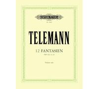 Telemann: 12 Fantasias for Violin Solo (EP9365)